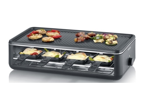 Severin RG 2365, 8 personer, Plast, Svart, Rektangulär, Rotations-, 1,95 m | Köksapparater - Köksutrustning - Raclette | GameStuff