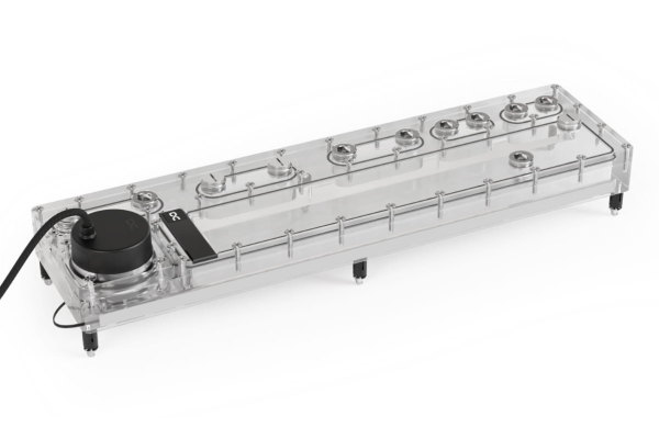 Alphacool 14578, Koldplade, Akryl, Transparent, 3-Pin Jst + 3-Pin, 1/4", 3-Stikben