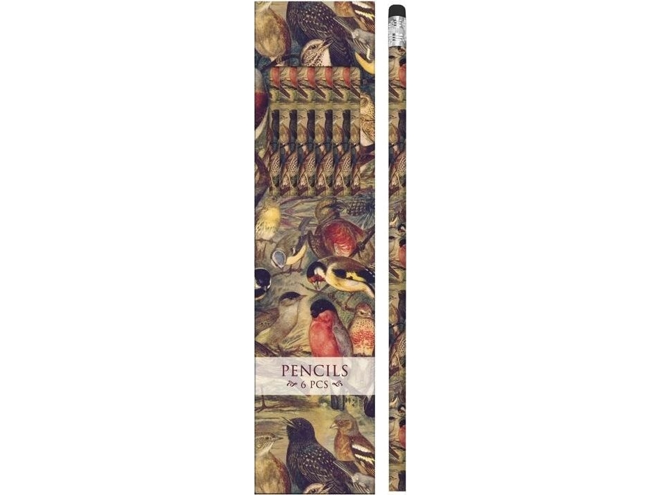 Decorative Pencils Birds Stpen34, 6 Stk.