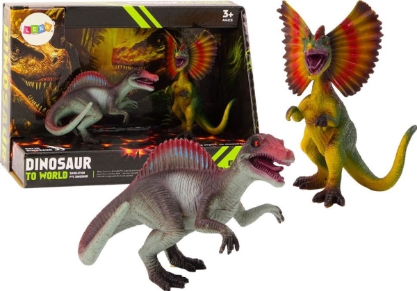 Dinosauriefigurer Spinosaurus Dilophosaurus 2el LEAN TOYS | Leksaker - För dom minsta | GameStuff