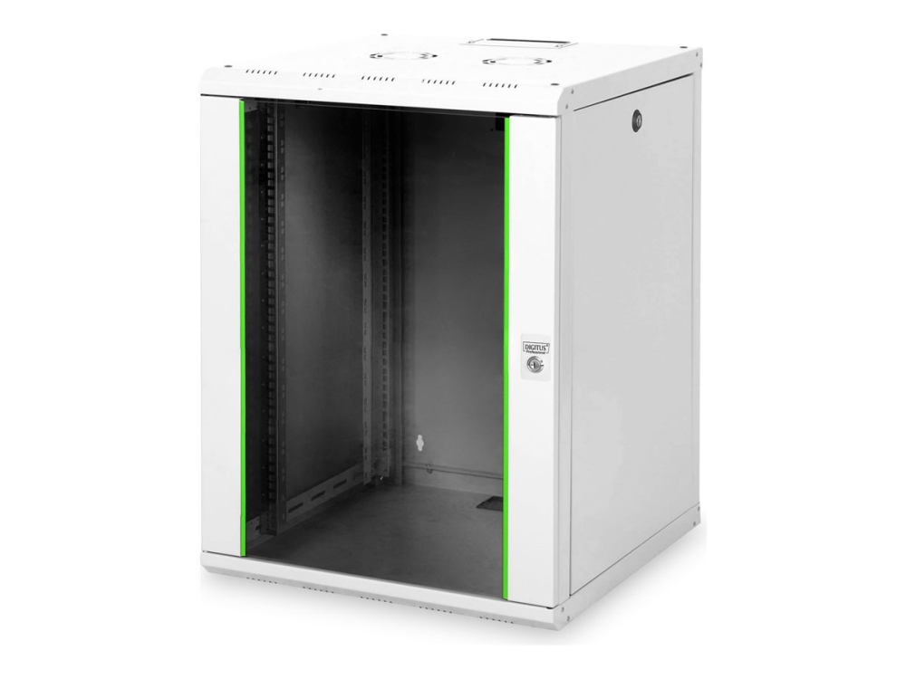 DIGITUS SoHoline DN-19 16U-6/6 - Kabinet - vægmonterbar - grå, RAL 7035 - 16U - 19