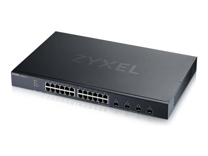Zyxel Xgs1935 Series Xgs1935 28 Switch Administreret L3 Lite Smart 24 X 10/100/1000 4 X 10 Gigabit Sfp Uplink Monterbar På Stativ