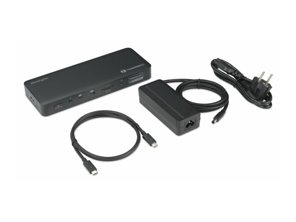 Kensington SD5920T EQ - Dockningsstation - för laptop - USB4 / Thunderbolt 4 - 2 x HDMI, 3 x DP, 2 x Thunderbolt 4 - 1GbE, 2.5GbE - 149.1 Watt - Europa | Datortillbehör - Kablar & adaptrar - USB-hubbar | GameStuff