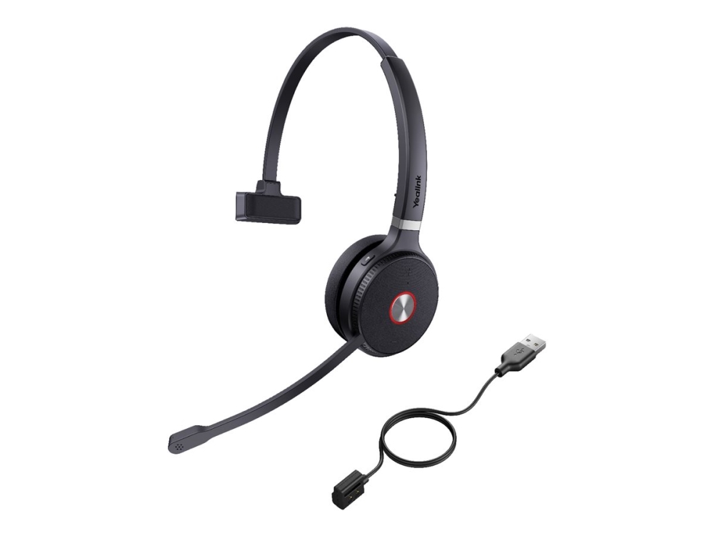 Yealink Whm621uc Headset Trådløs Hovedbøjle Kontor/Call Center Sort