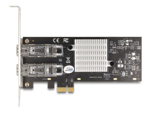 DeLOCK 88336, Sisäinen, Langallinen, PCI Express, Kuitu, 1000 Mbit/s, musta