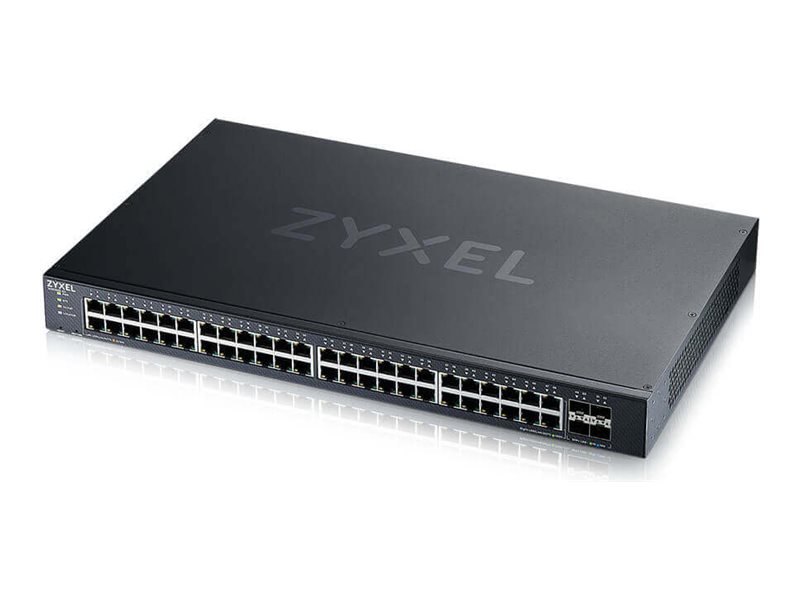 Zyxel Xgs1935 Series Xgs1935 52 Switch Hanterad L3 Lite Smart 48 X 10/100/1000 4 X 10 Gigabit Sfp Upplank Rackmonterbar För Zyxel