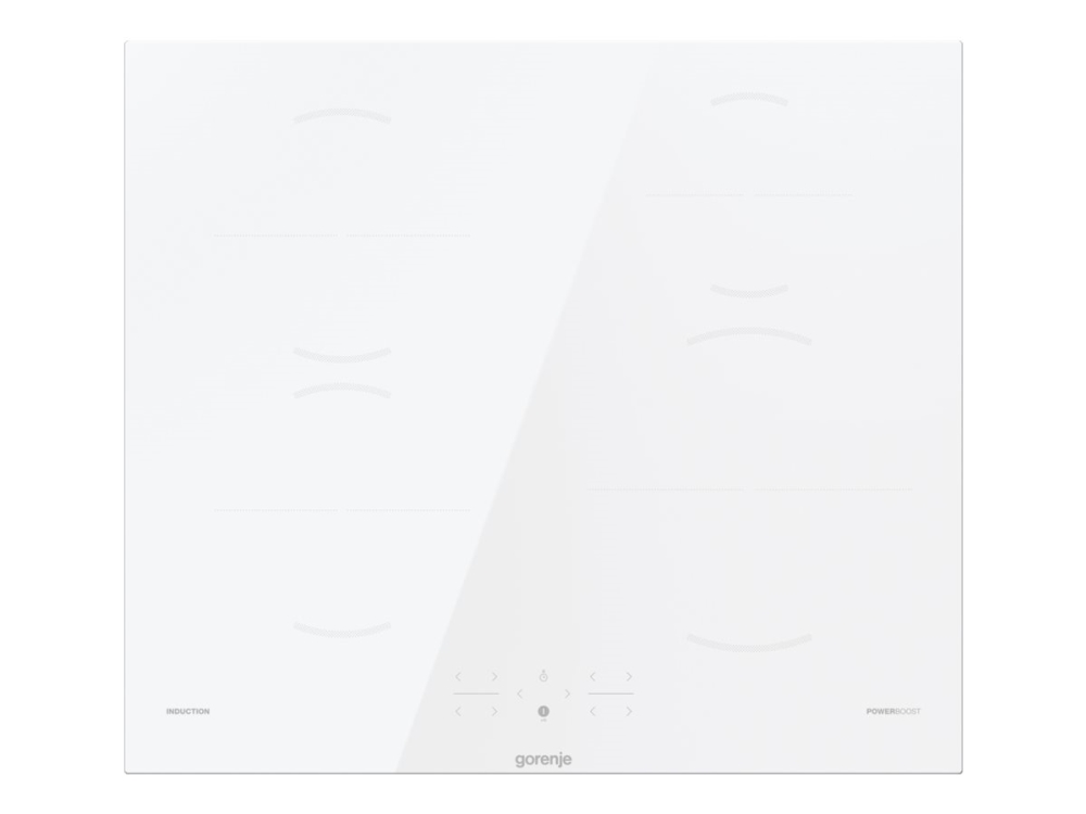 Gorenje G400 GI6401WSC - Induktionshäll - 4 kokplattor - Fördjupning - bredd: 56 cm - djup: 49 cm - ramlös - vit | Vitvaror - Spishäll | GameStuff