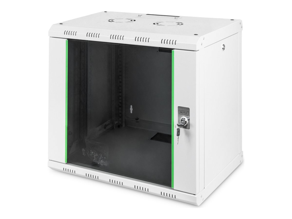 Digitus Soholine Dn-19 09-U - Kabinet - Vægmonterbar - Grå, Ral 7035 - 9U - 19"