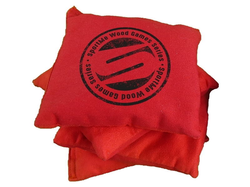 Cornhole pussit 4-p - Virallinen koko Punainen