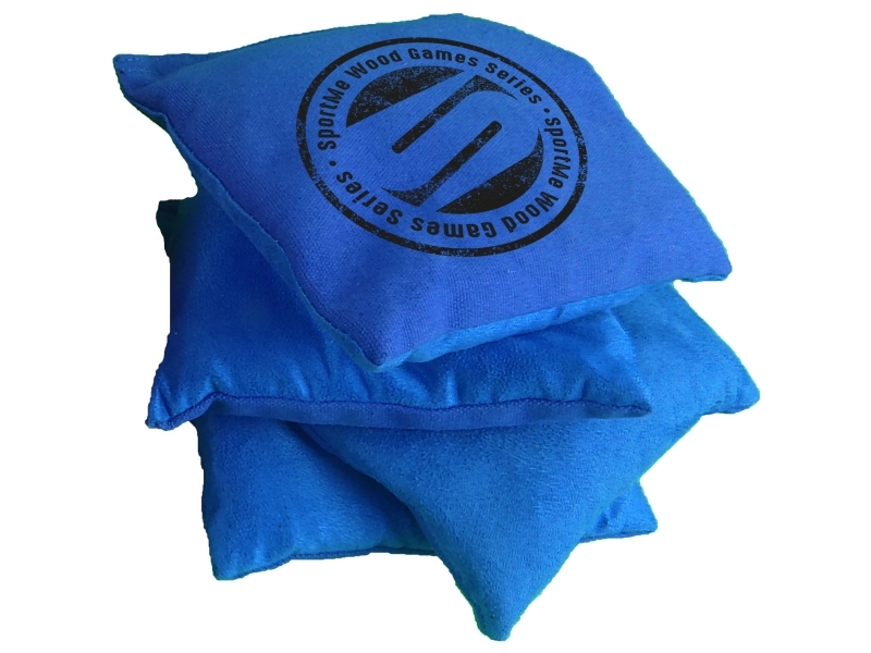 Cornholepåsar 4-p - Officiell storlek BLÅ | Utomhusleksaker - Spela i trädgården - Leksaker till trädgården | GameStuff