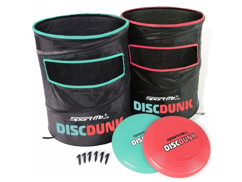 DiscDunk - 3 spel och 1 | Utomhusleksaker - Spela i trädgården - Leksaker till trädgården | GameStuff