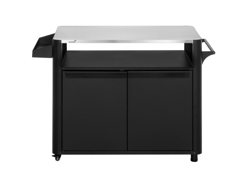 Grillbord Svart 110 x 60 x 90 cm | Trädgården - Grill tillbehör - Övriga grilltillbehör | GameStuff