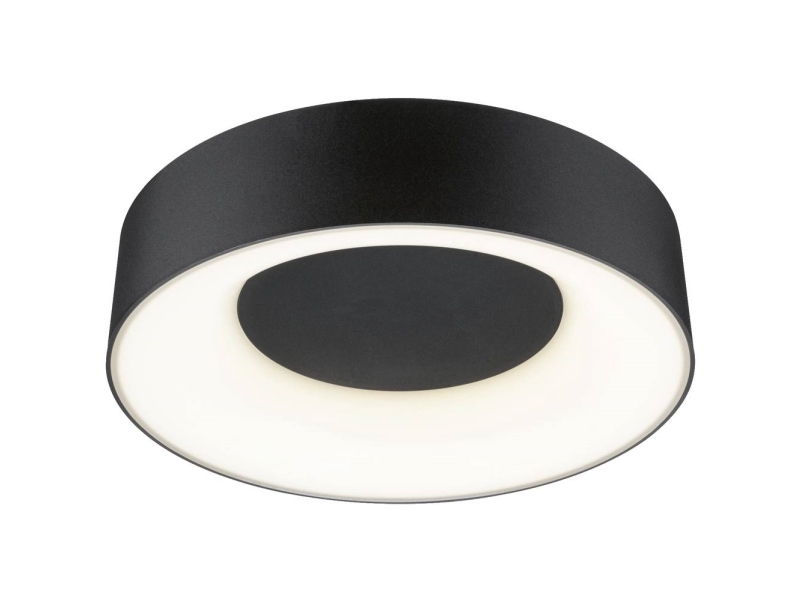 Lampa Sufitowa Paulmann Plafoniera Casca Led 16w 1500lm Okrga 300mm 2700/4000/6500k Ip44 230v Czarny / Tworzywo Sztuczne