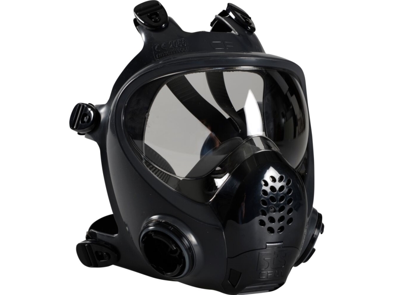 Helmaske, Sts, Cf01, L, Sort, Tpe, Med Skruelås På Filter