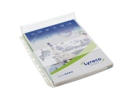 Katalogficka, Lyreco, med flik, A4, 200 µm, 5-pack | Arkivering - Elastikmappar & Chartekker - Plastficka | GameStuff