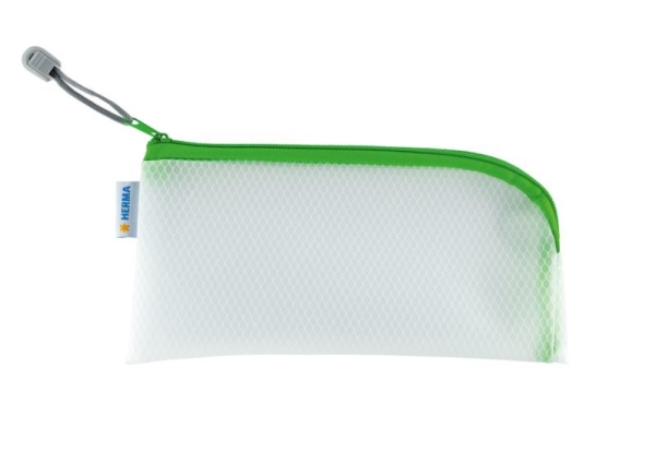 HERMA 20004, Necessär, EVA (Ethylene Vinyl Acetate), Grön, Dragkedja, 110 mm, 230 mm | Hälsa - Tillbehör - Toalettväskor | GameStuff