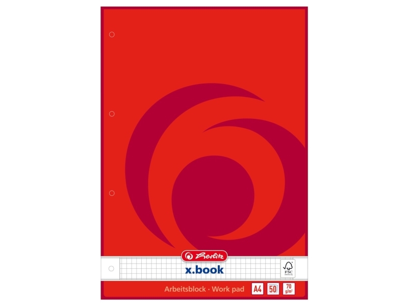 Herlitz 215434, A4, 50 Blätter, 70 G/M², Universal