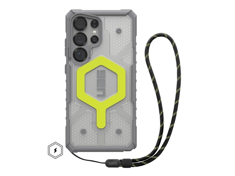 Urban Armor Gear Pathfinder Clear Active Neon Case Omslag Samsung Galaxy S25 Ultra 17 3 Cm 6.8  " Transparent Gul
