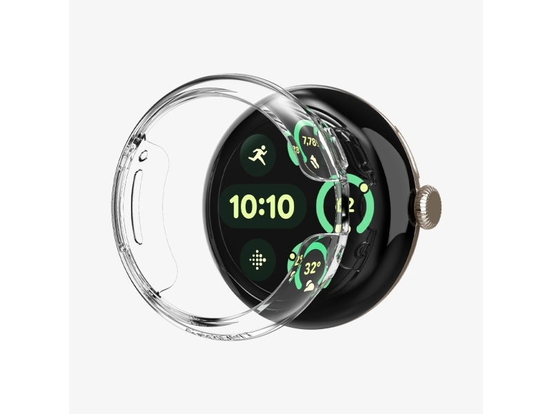 Spigen Pixel Watch 3 (41Mm) Case, Transparent, Google Pixel Watch 3 (45Mm), Polykarbonat (Pc), 42,7 Mm, 13 Mm, 43,2 Mm
