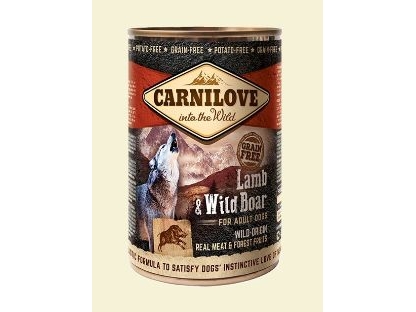 Produktfoto för Carnilove Wild Meat Lamb & Wild Boar