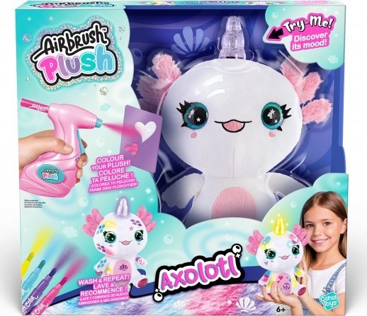 Airbrush Plysch Axolotl Unicorn | N - A | GameStuff