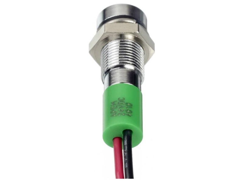 Apem Q6f3cxxg12e Led-Signalleuchte Grün 45 Mcd