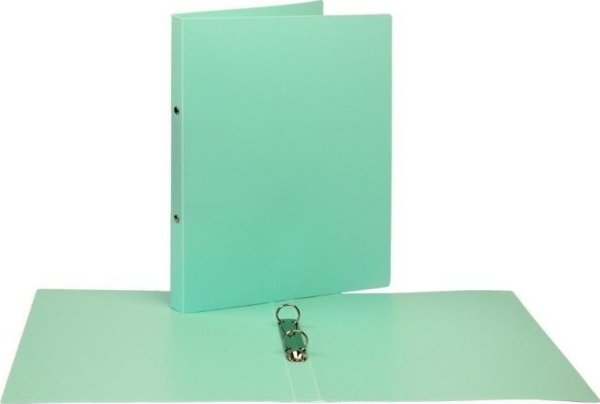 A4 PP 2cm ringbind 2R pastelgrøn