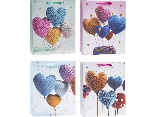 Dekorativ väska 18x23x8 hjärta mix ROZETTE | N - A | GameStuff