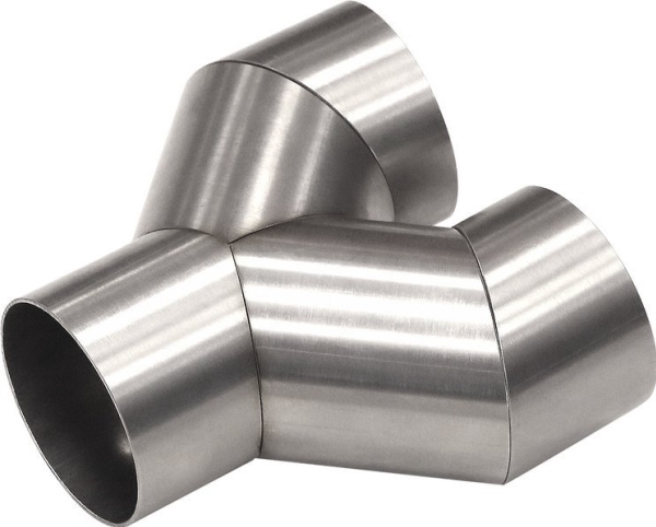 Y-rør udstødnings-T-stykke 2,5-2,5 63 mm