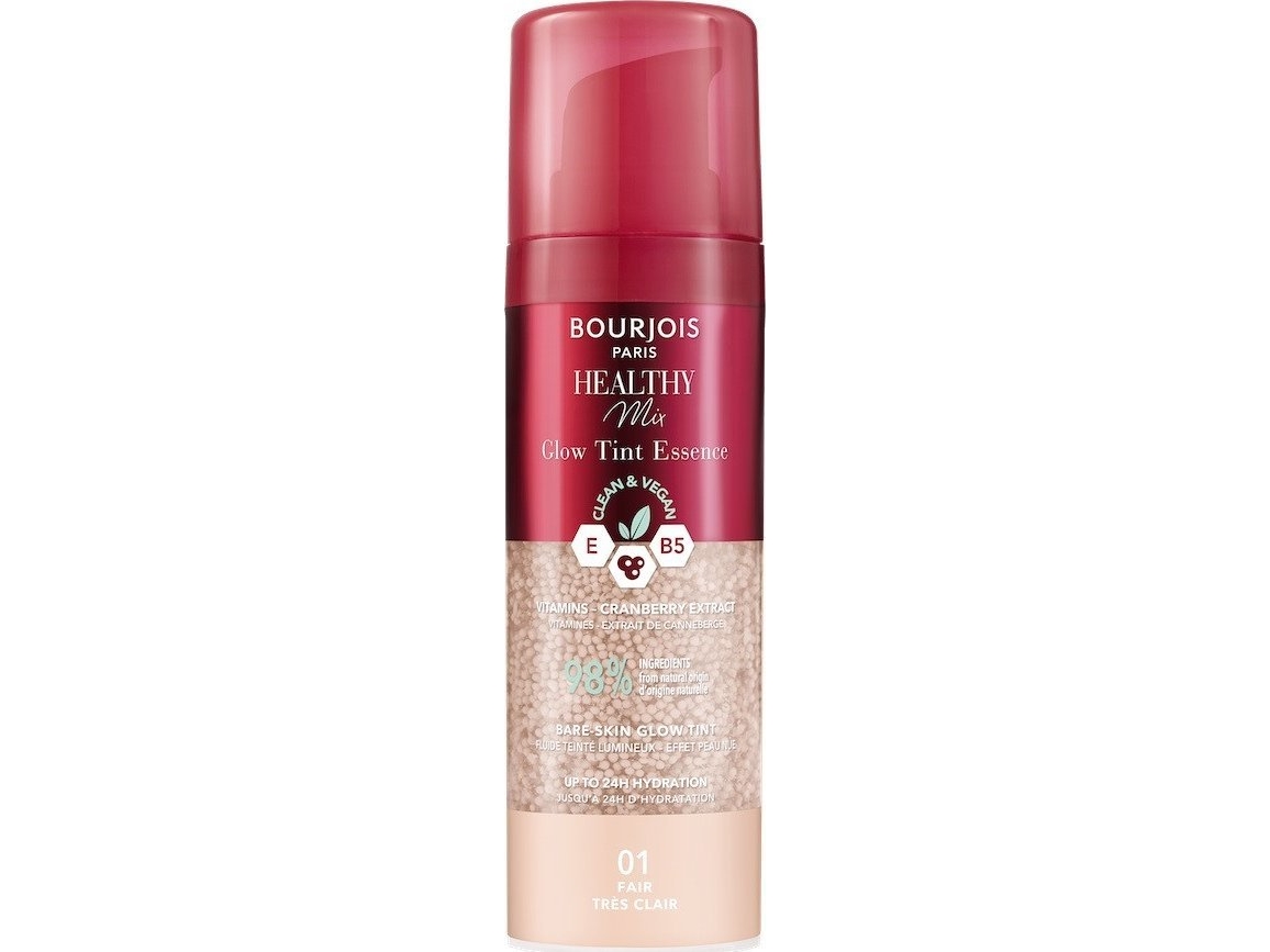 Bourjois Paris Healthy Mix Bare-Skin Glow Tint (001 Très Clair) 30 Ml