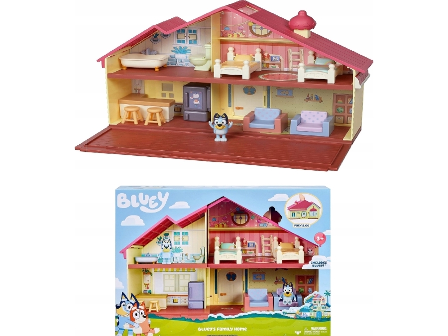 Sininen nukkekotiperhe 13024