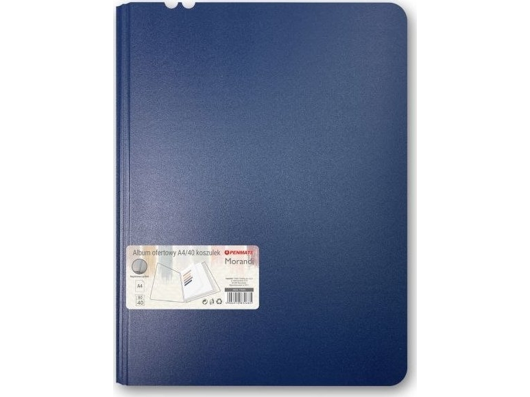 Ringbind/Album A4 40 Skjorter Morandi Navy Blue