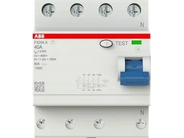 Abb Rcd Fx204a-40/0.03 4P Type A 40A 30Ma (2Csf204165r1400)