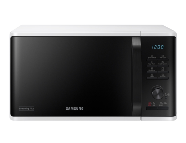 Samsung Mg23k3515aw Bankdiskmaskin Grillmikrovågsugn 23 L 800 W Knappar Rotations Vit