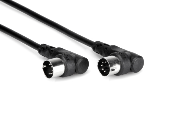 Hosa Technology Mid-310Rr, Din (5-Pin), Hanstik, Din (5-Pin), Hanstik, 3 M, Sort