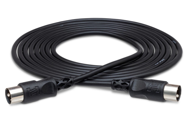Hosa Technology Mid-325Bk, Din (5-Pin), Hanstik, Din (5-Pin), Hanstik, 7,62 M, Sort