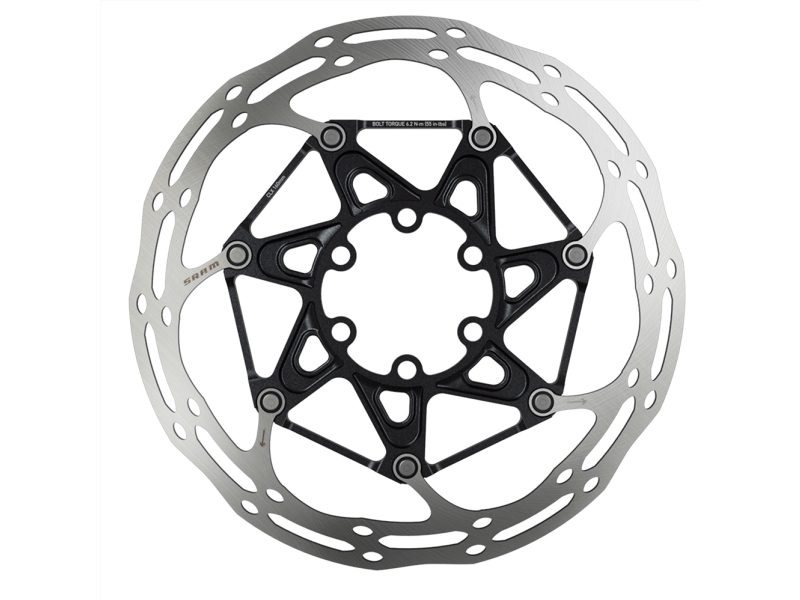 Sram Centerline X - Rotor 140mm Rounded - 6 bolte i titanium