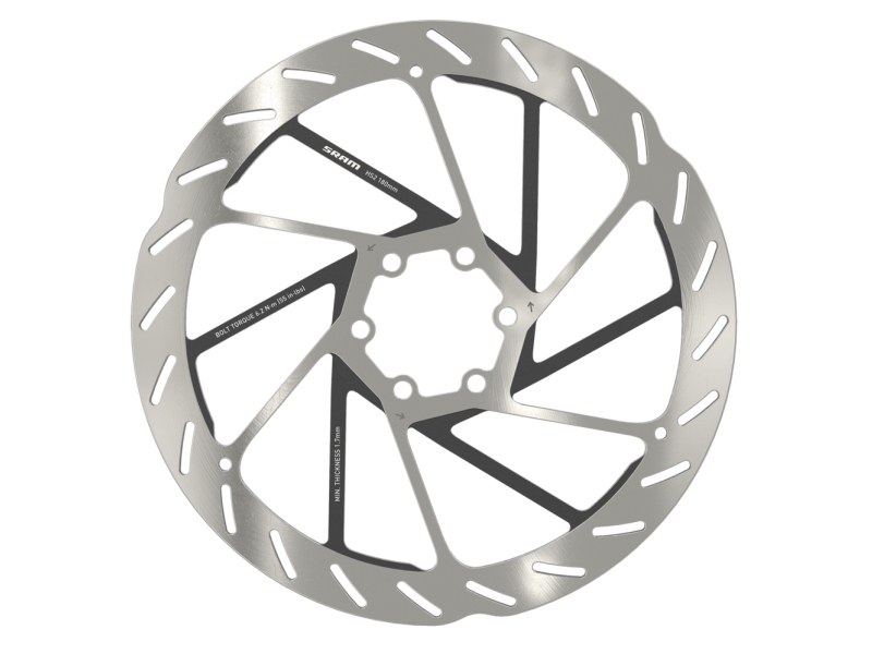 Sram Hs2 Rotor, Cykelrotor, Sort, Stål
