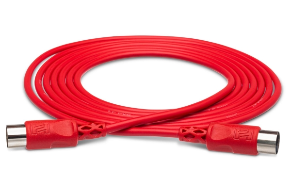 Hosa Technology Mid-305Rd, Din (5-Pin), Hanstik, Din (5-Pin), Hanstik, 1,52 M, Rød