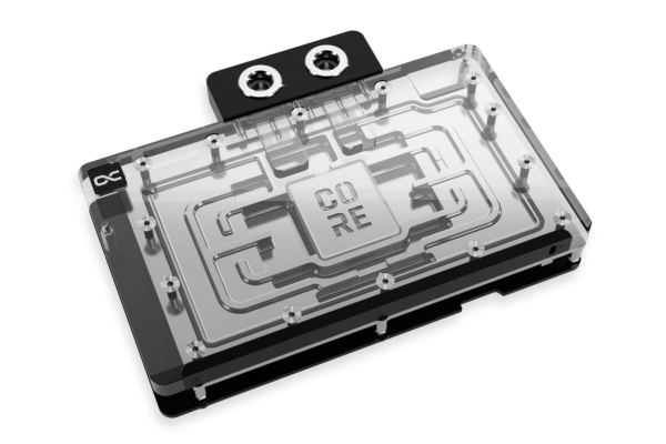 Alphacool 10248, Rückenplatte, Aluminium, Chrom, Kupfer, Schwarz, Chrom, 3-Pin Jst, 1/4", 60 °C