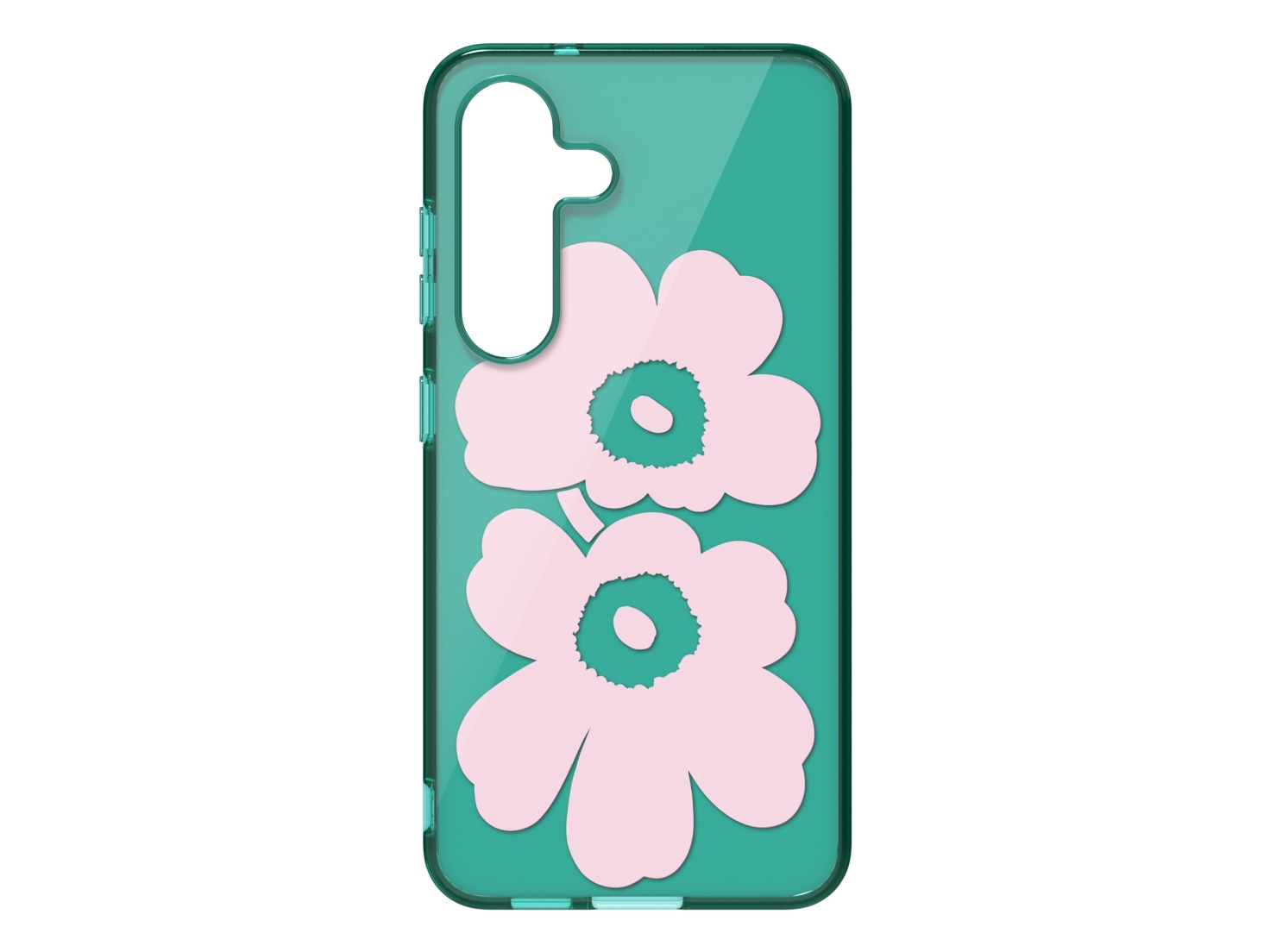 Samsung Marimekko Galaxy S25 Unikko Fodral Omslag Samsung Galaxy S25 15 8 Cm 6 2  " Grön Rosa