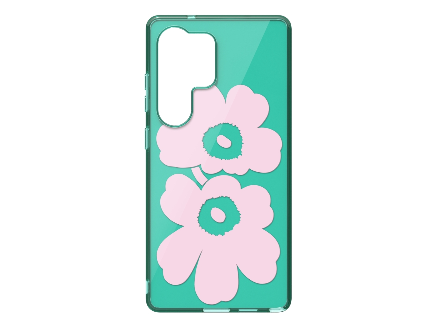 Samsung Marimekko Galaxy S25 Unikko Fodral Omslag Samsung Galaxy S25 Ultra 17 5 Cm 6 9  " Grön Rosa