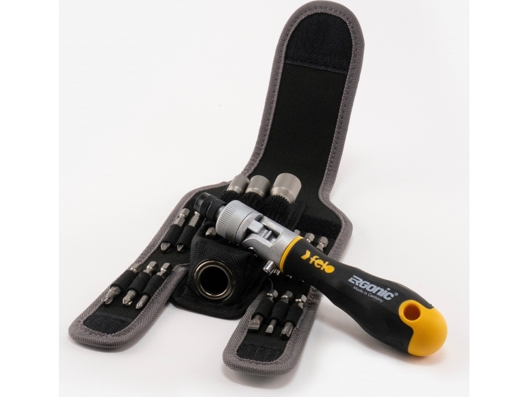 Felo Ergonic K bæltetaske med bits - 16 dele