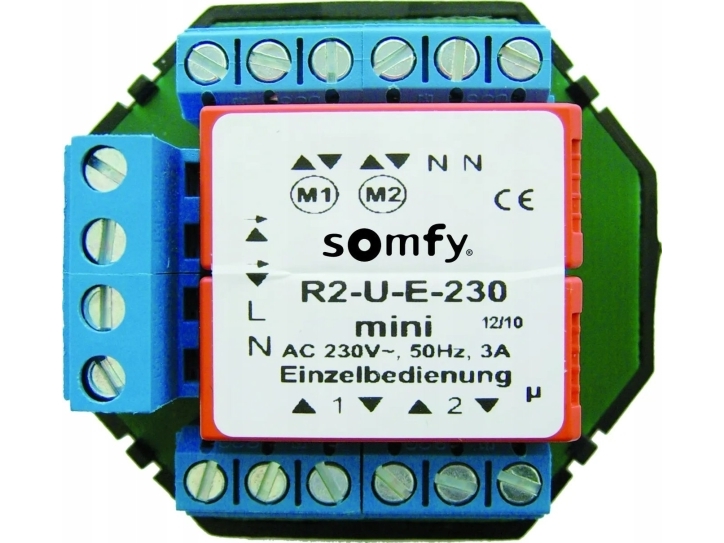 Somfy Indbygningsrelæ Til To Drev Tr2-U-E-230 Mini (1822394)
