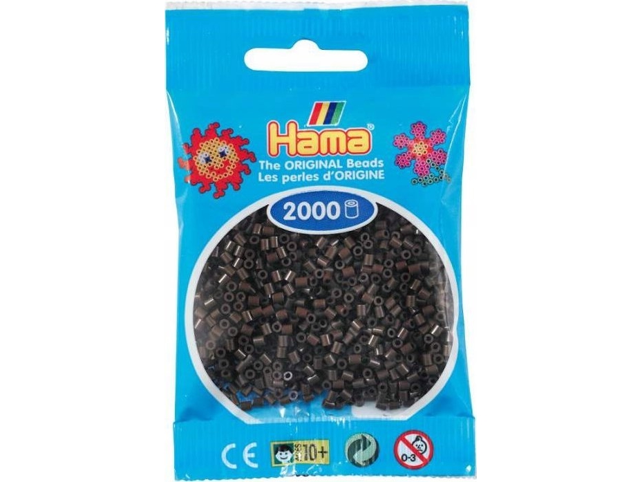 Hama mini-pärlor 2000 st bruna | Leksaker - Kreativitet - Pärlor | GameStuff