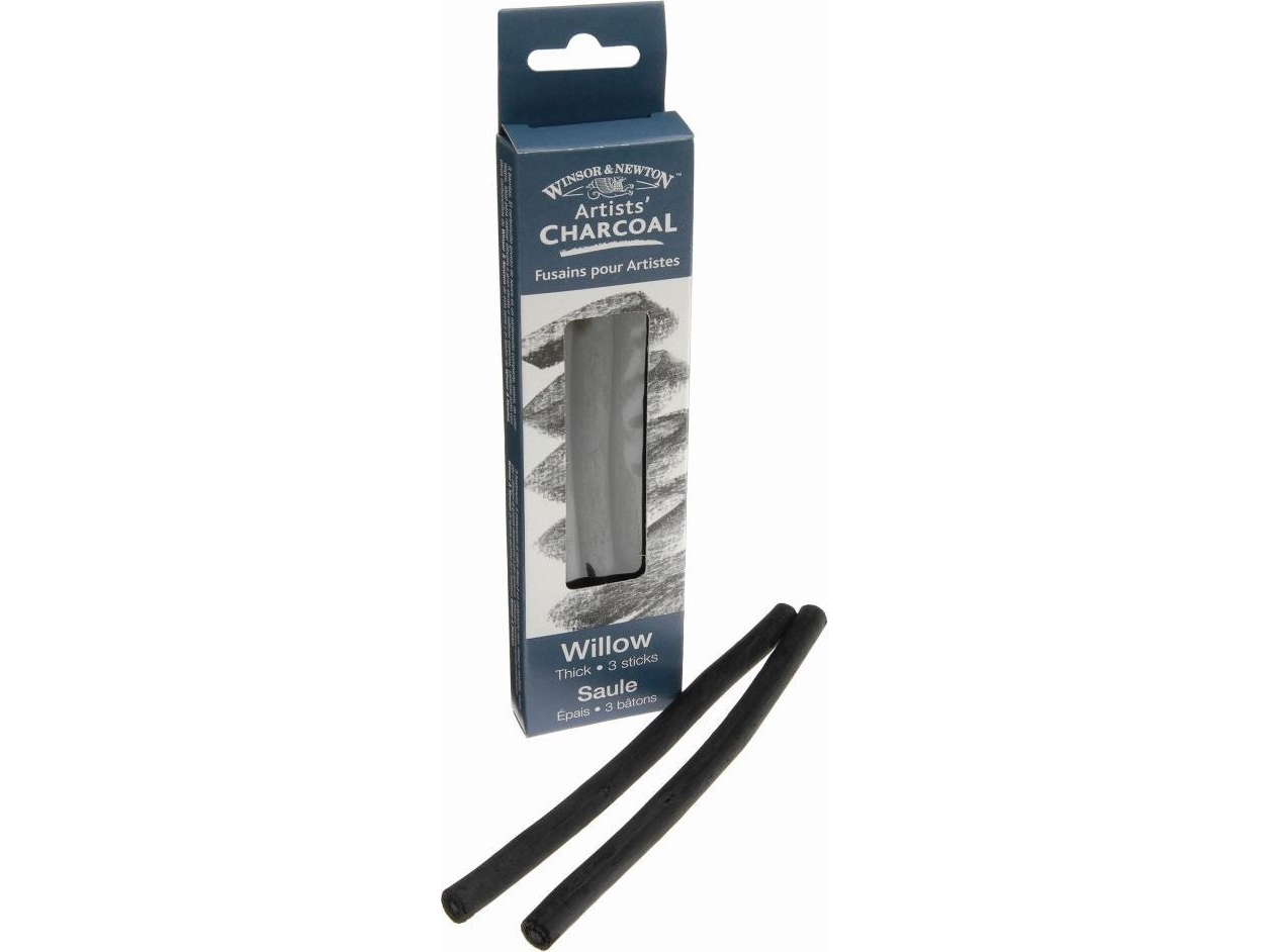 Willow charcoal thick 3pcs | Skola & Hobby - Konstmaterial - Krita | GameStuff