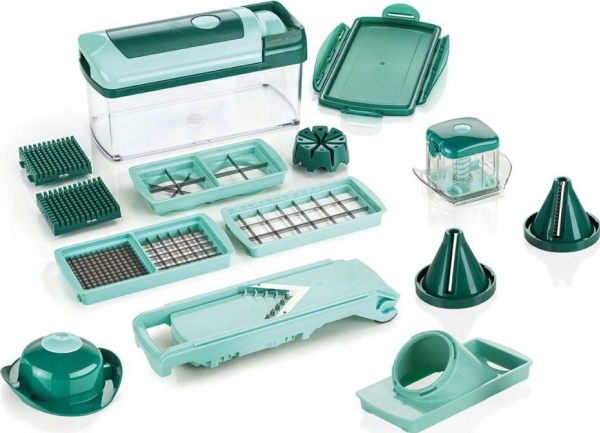 Dulkių siurblys Smulkintuvas Genius kitchen tool set Nicer Dicer Fusion Julietti