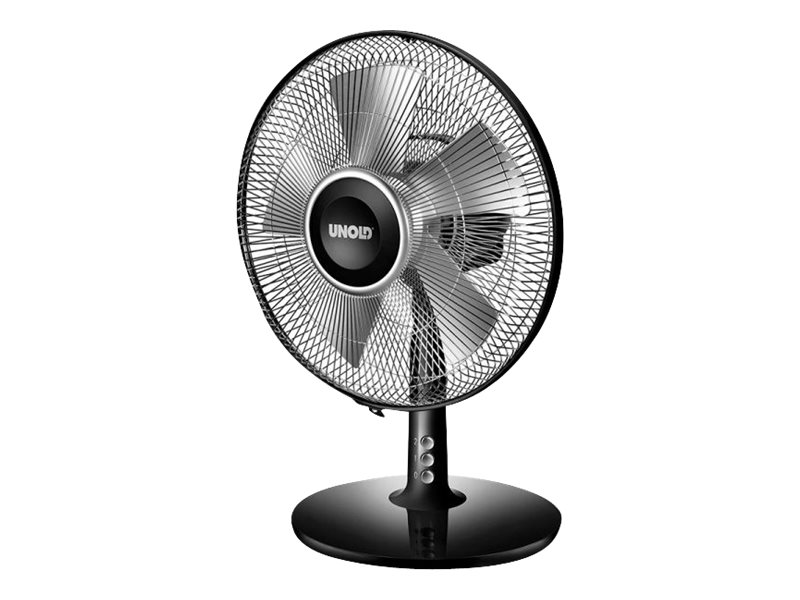 UNOLD Silverline 86817 - Fläkt - bord - 25 cm - svart/silver | Ventilation & Klimat - Ventilation - Fläktar | GameStuff