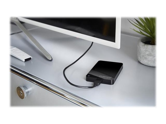 Intenso Harddisk 2TB USB 3.0 6.35cm 2.5'''' sort - Harddisk - 2.5\, 2000 GB, 2.5, 5400 rpm, Sort