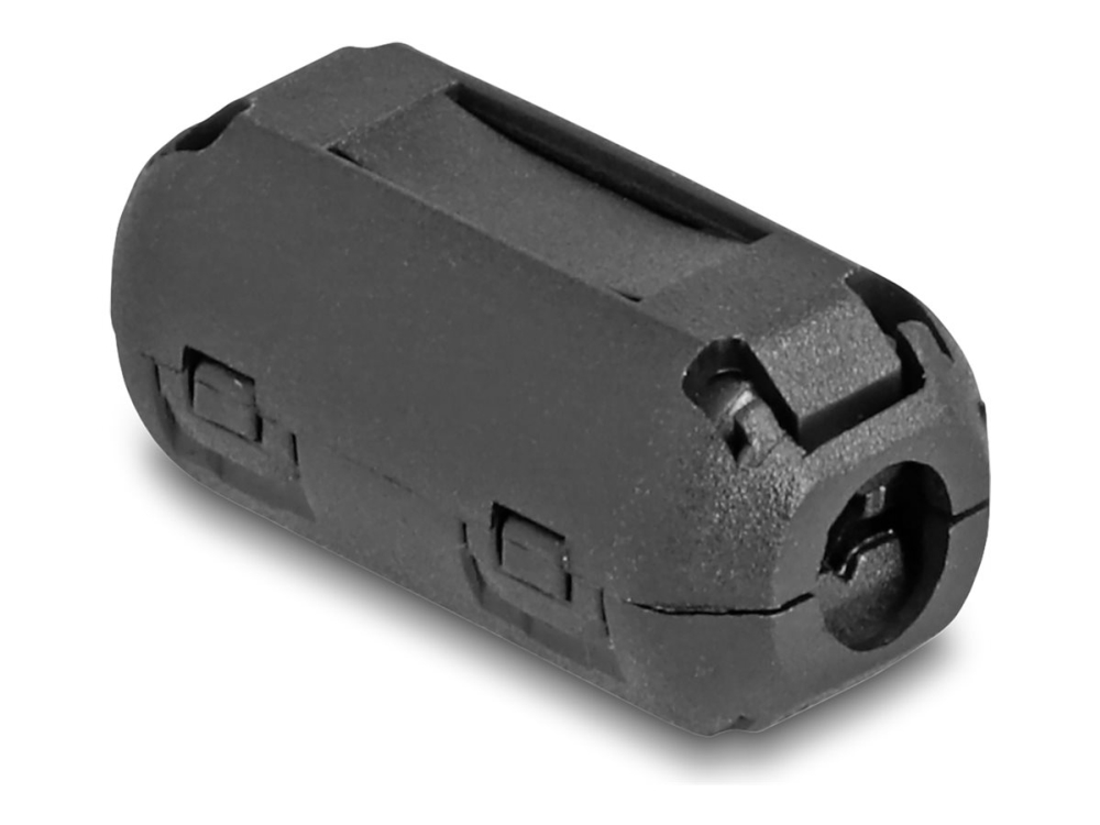 Delock 80944, Ferritkern, Schwarz, Nickel, Kunststoff, Zink, 25 Mm, 13 Mm, 11,5 Mm